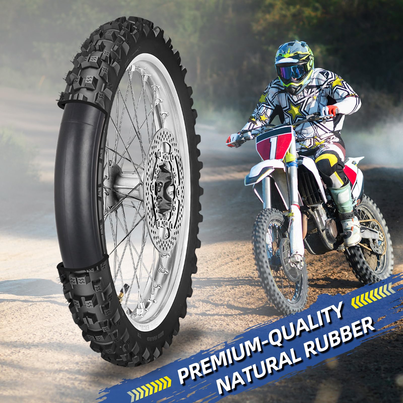 GICOOL reinforced valve seat improves durability and inflation.