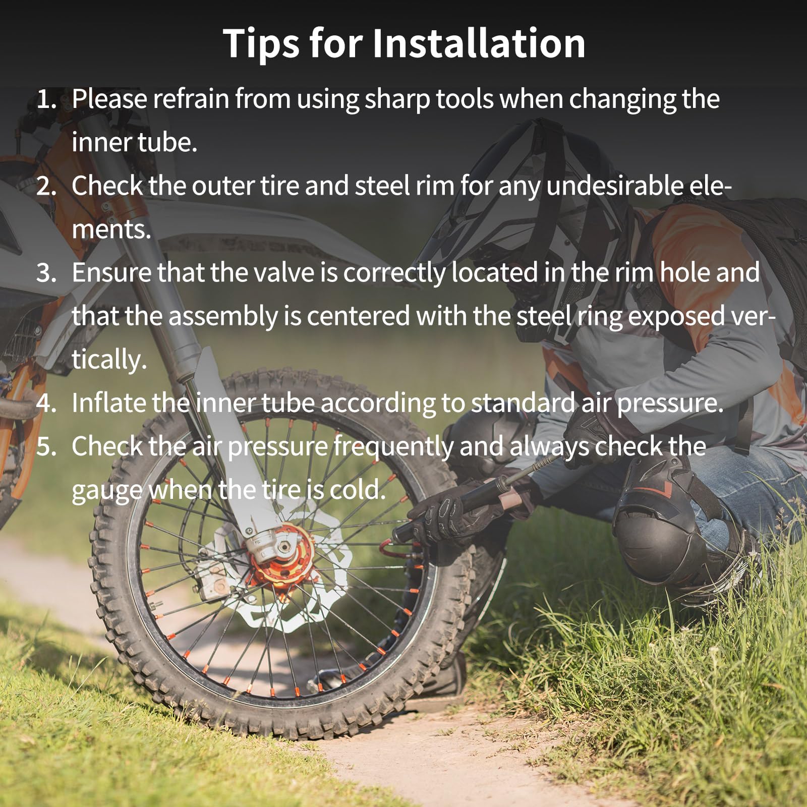GICOOL reinforced valve seat preserves air during rides