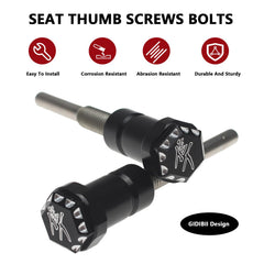 GIDIBII aluminum seat bolt for Hayabusa durability and reliability