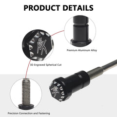 GIDIBII Hayabusa front seat bolt assembly for secure installation