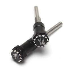 GIDIBII seat thumb screw front mount for Hayabusa enables quick rear-seat access