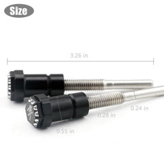 GIDIBII rear seat thumb bolts on Hayabusa support easy tool-free removal