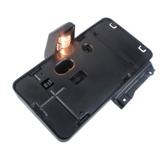 Gihdfer mounting bracket secures license frame for Wrangler JK 2007-2017.