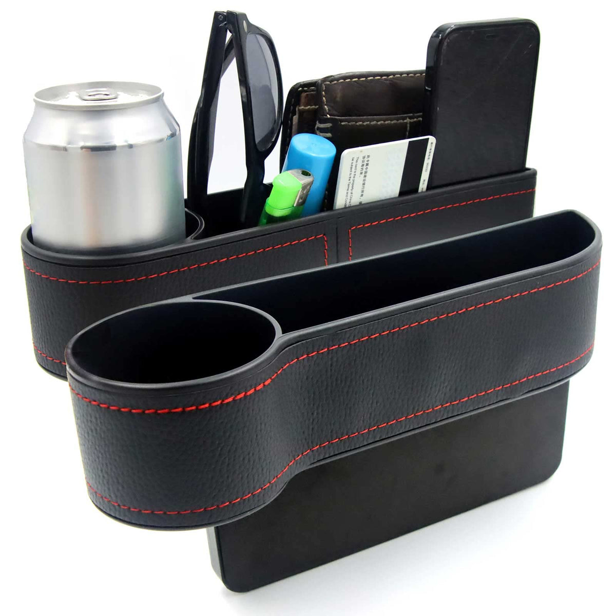Gihunk leather seat gap filler two-pack keeps phone within reach.