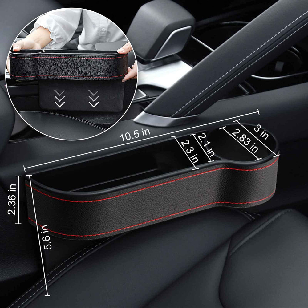Gihunk slim-profile car storage enhances interior organization.