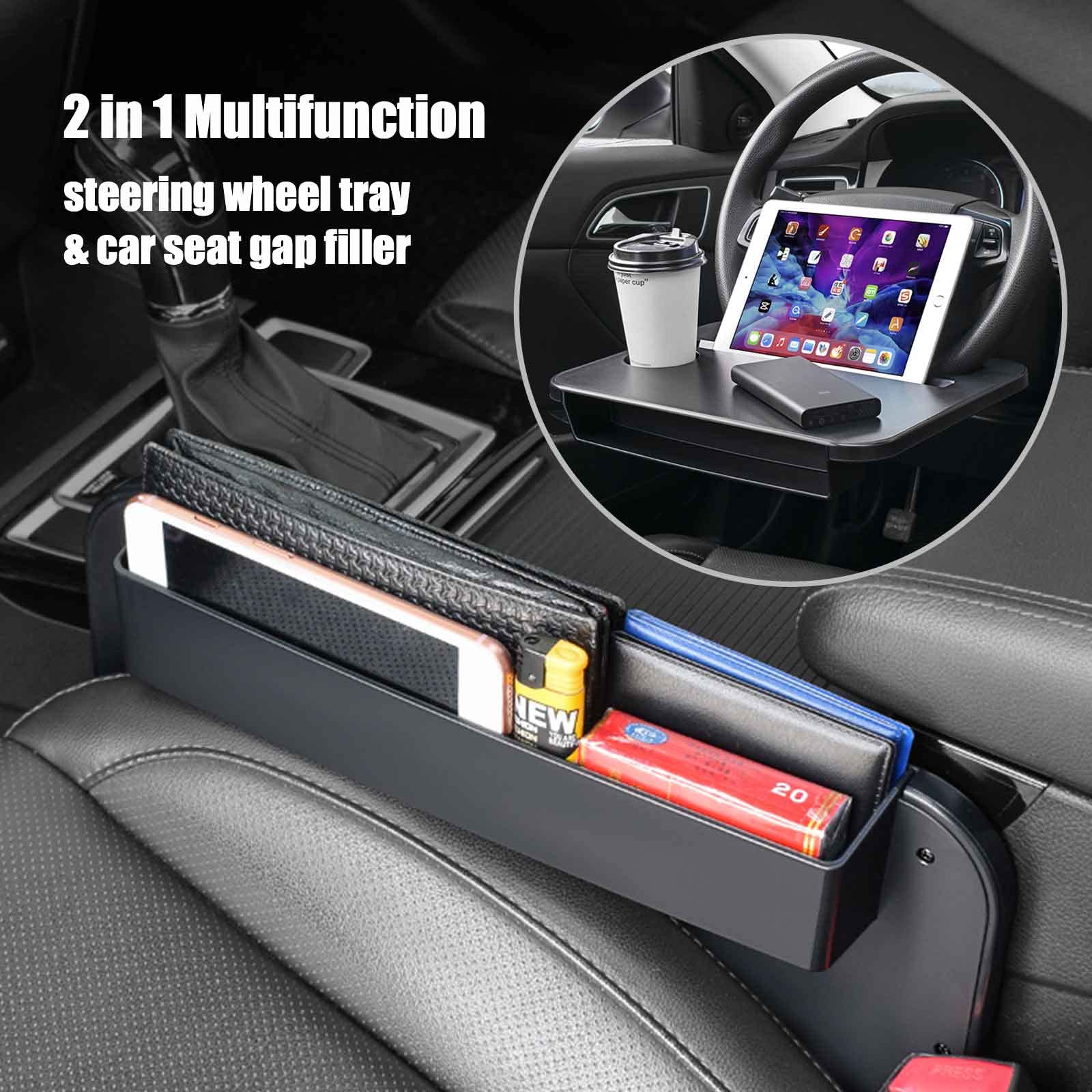 Gihunk steering wheel tray supports light laptop use on trips