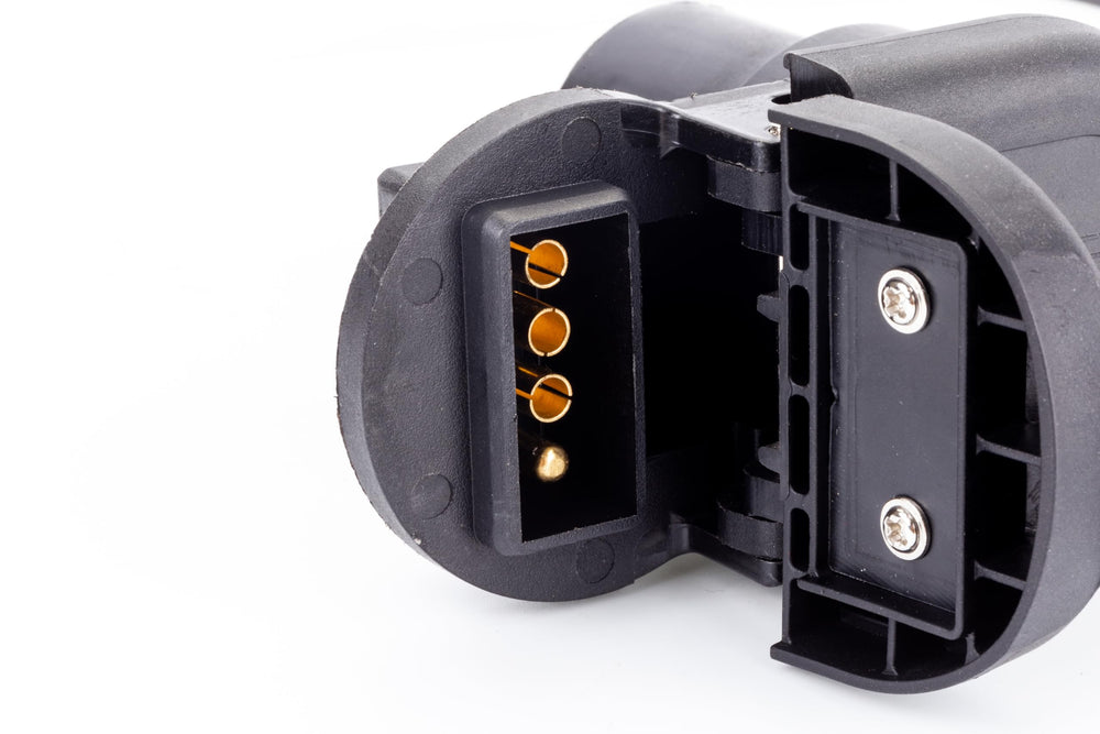 Two connectors for flexible fits across multiple trailers.