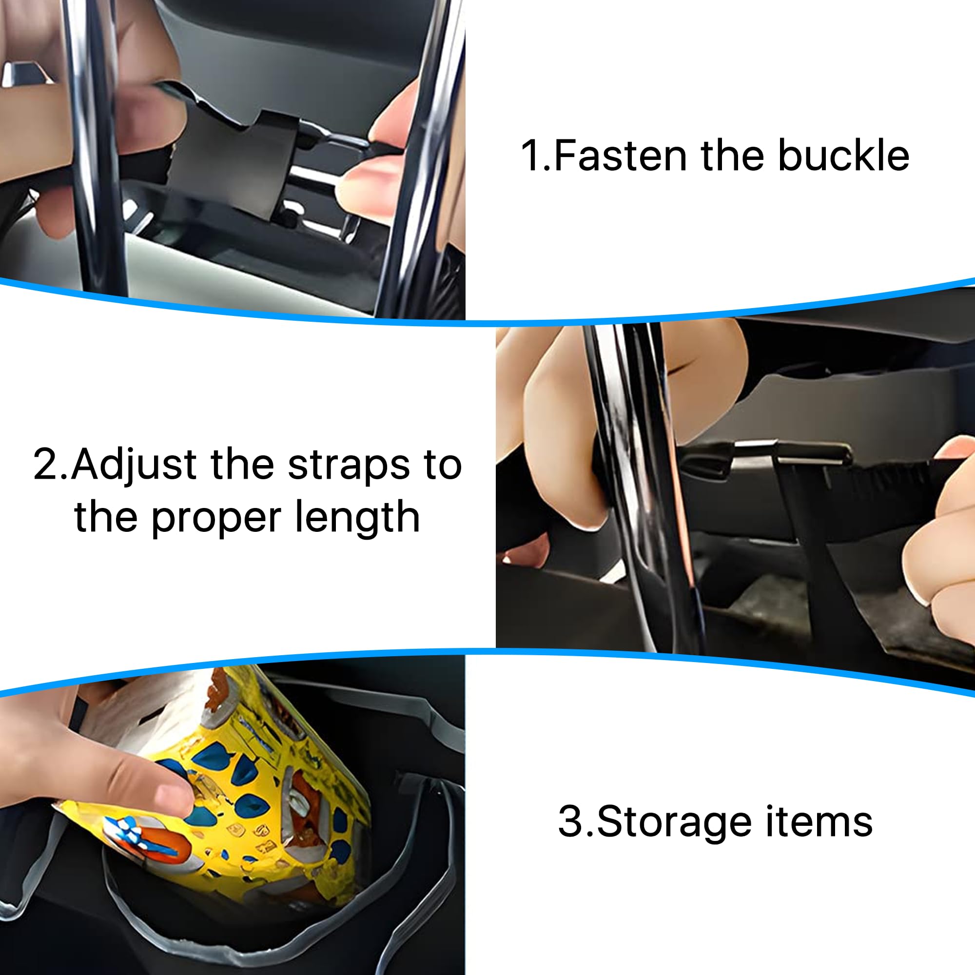 Gilovc Trunk Organizer collapsible design stores flat when not in use.
