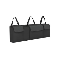 Gilovc Car Trunk Organizer hanging strap secures accessories for quick reach.