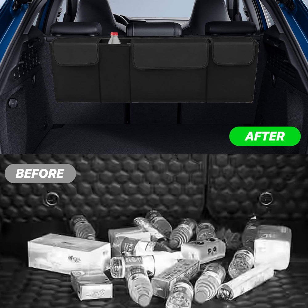 Gilovc Car Trunk Organizer universal fit suits SUVs, MPVs, and sedans.