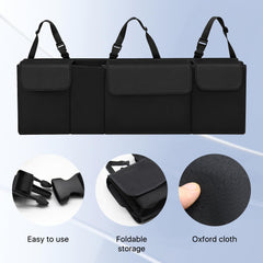 Gilovc Trunk Organizer waterproof Oxford cloth protects items from spills.