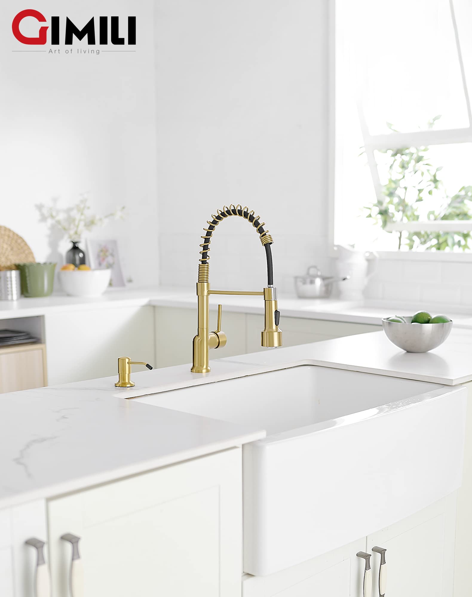 GIMILI deck plate option to cover extra sink holes neatly.