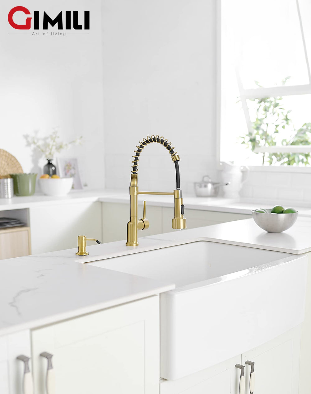 GIMILI deck plate option to cover extra sink holes neatly.