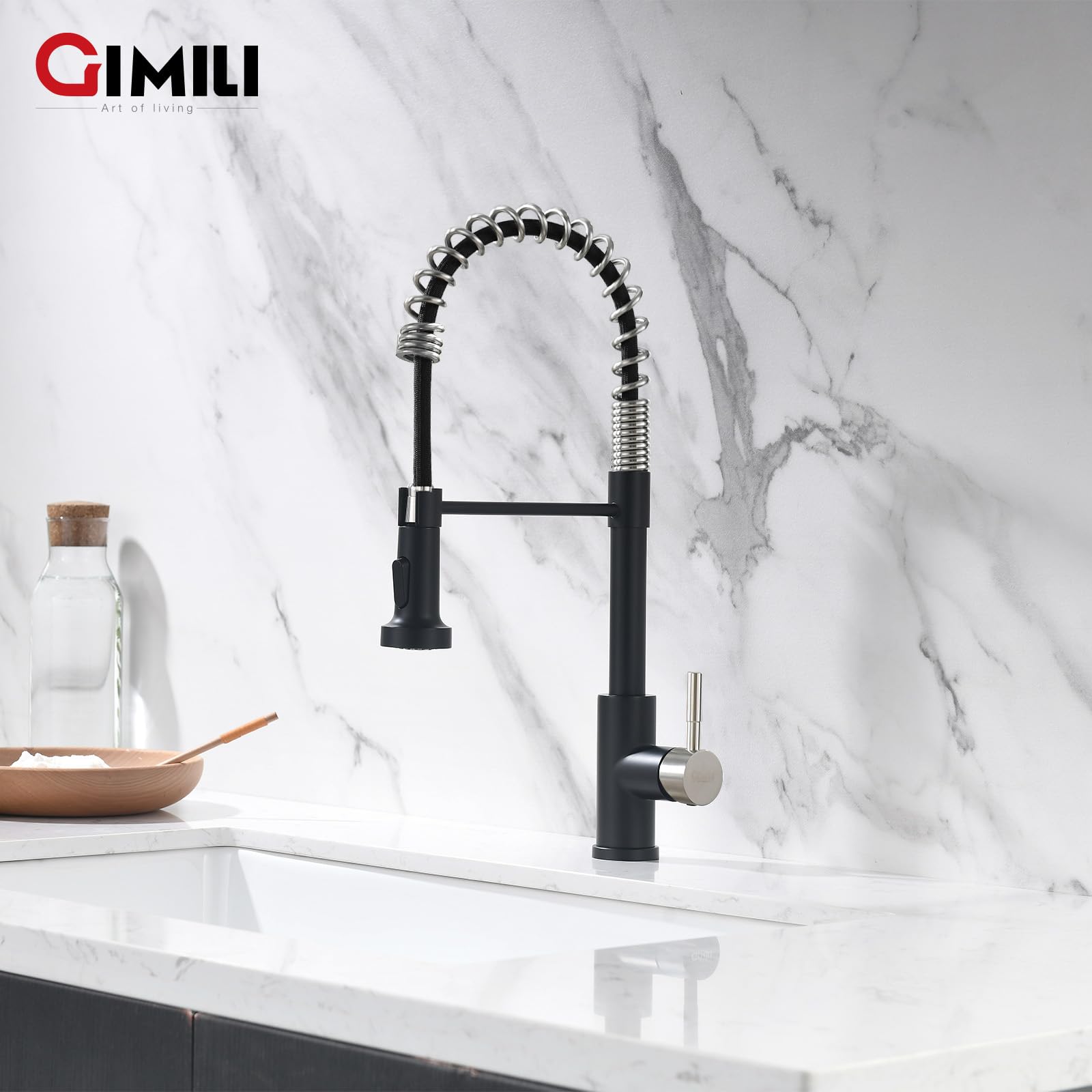 Spout height and reach support large pots and tall containers with GIMILI.