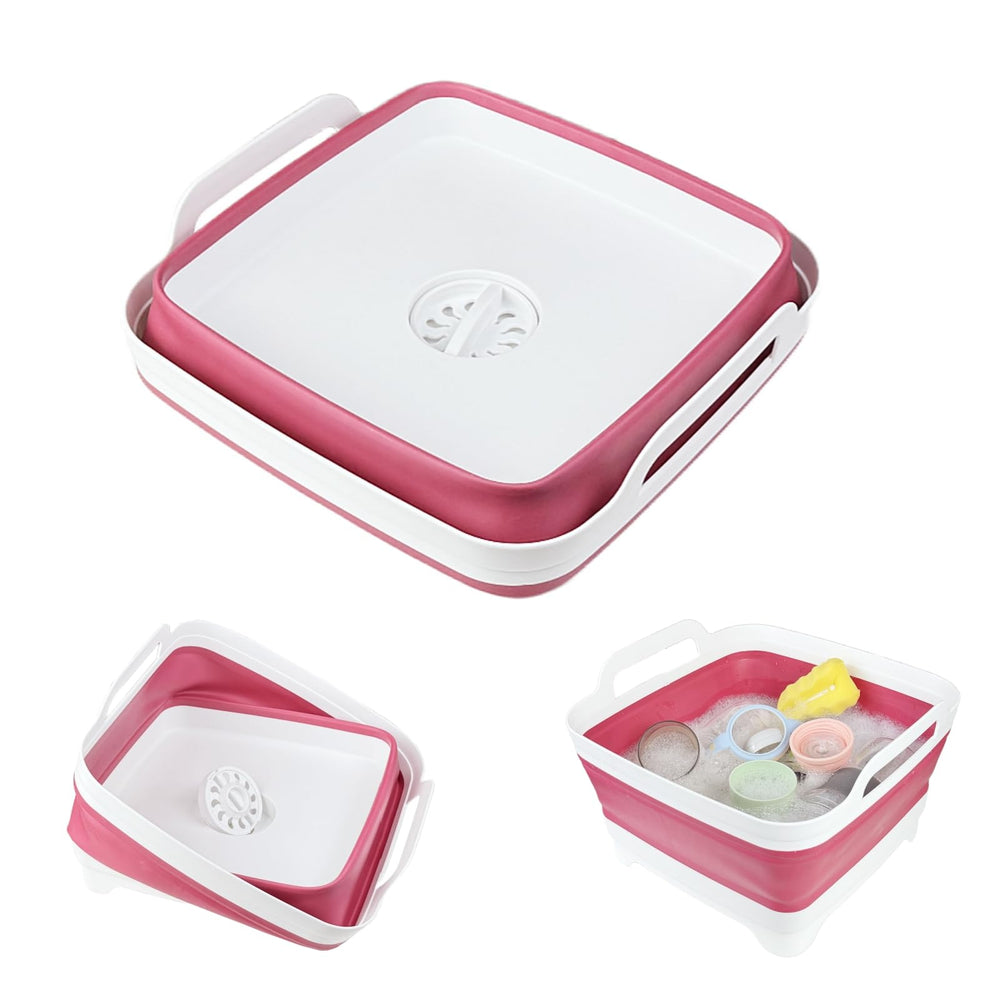 GIMWA collapsible wash basin for baby bottles; compact, easy to store after use.