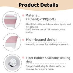 GIMWA elevated feet keep the basin stable and clean
