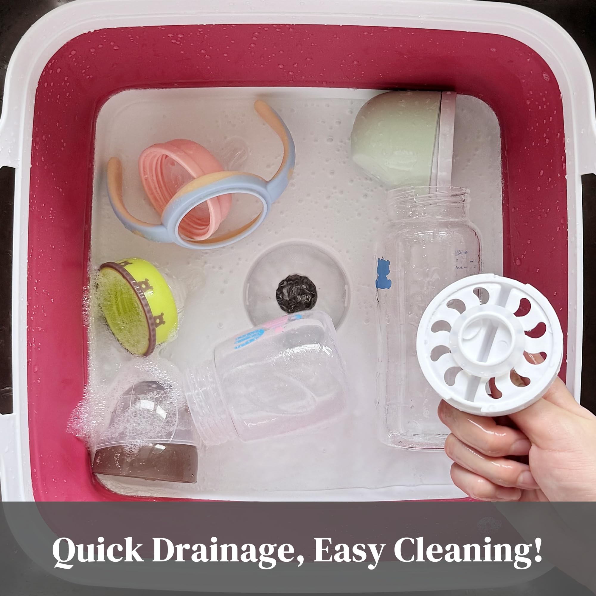 GIMWA leak-proof design keeps water contained during use.