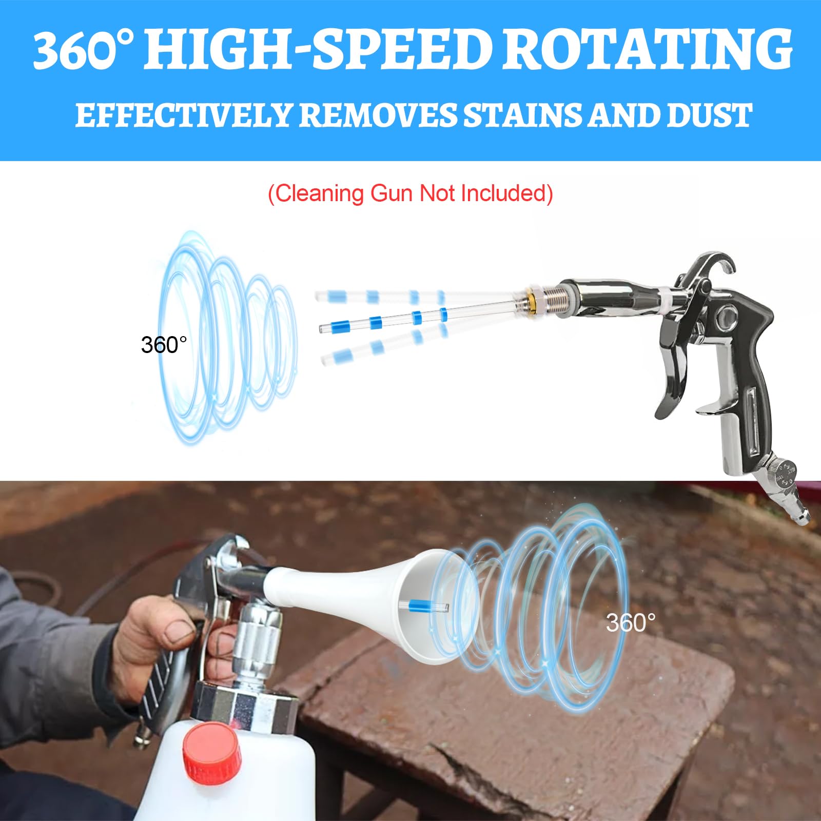 Giokyi CT-101 weighted tube enhances balance for easier maintenance.