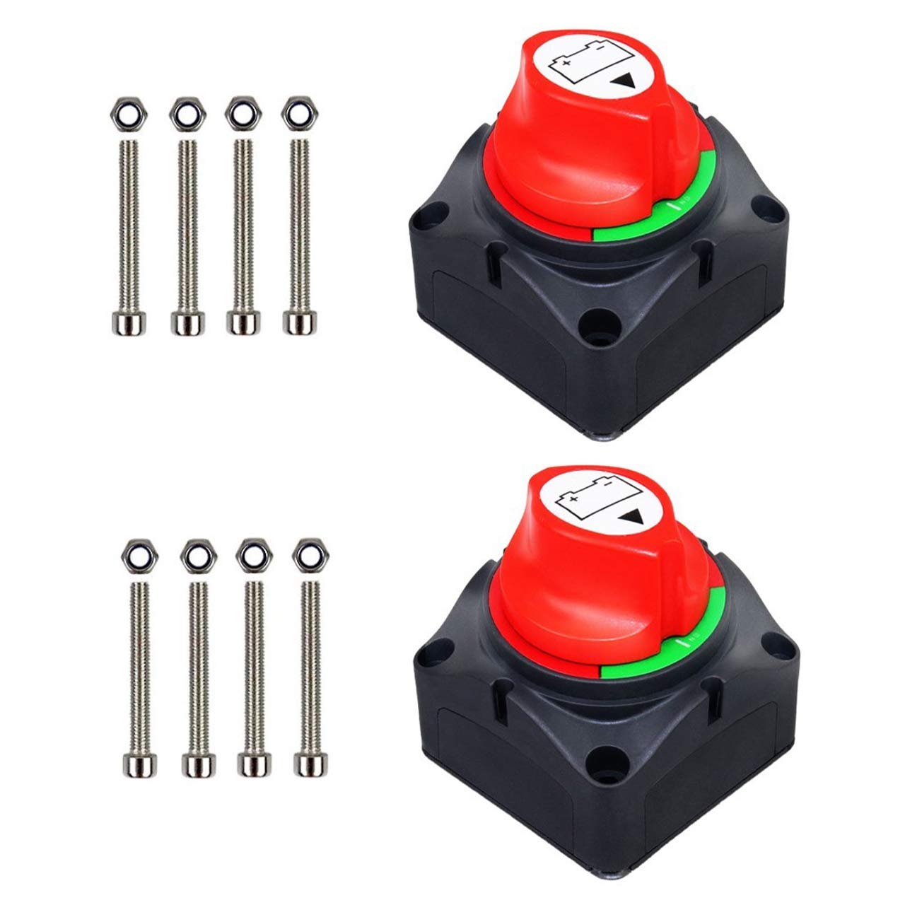 Gioyonil battery disconnect switch 12-48V for safe isolation on vehicles.