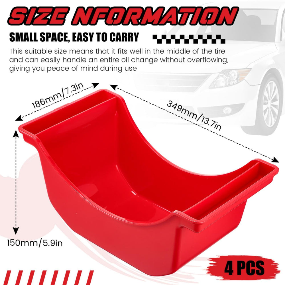 Gisafai four-pieces pans close-up showing sturdy plastic construction