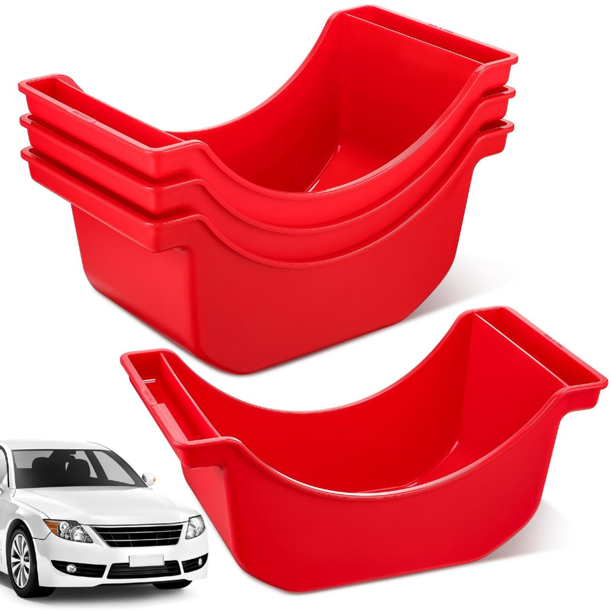 Gisafai oil drain pan wheel set in use for a clean tire service