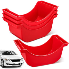 Gisafai oil drain pan wheel set in use for a clean tire service