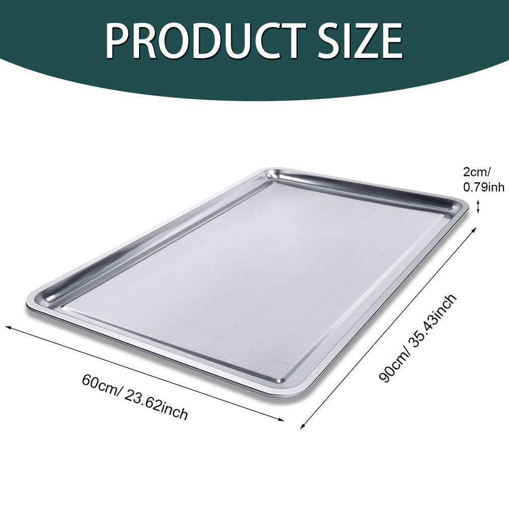 Gisafai stainless steel oil tray rust resistant for durable workshop use