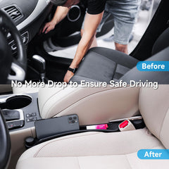 Givifive gap filler 2-pack on the passenger side prevents items from slipping