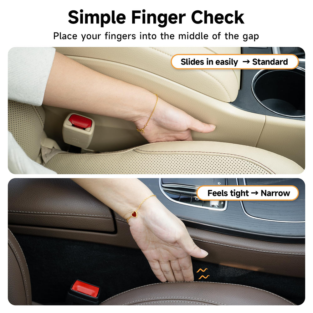 Givifive gap filler buckle coverage prevents items slipping.
