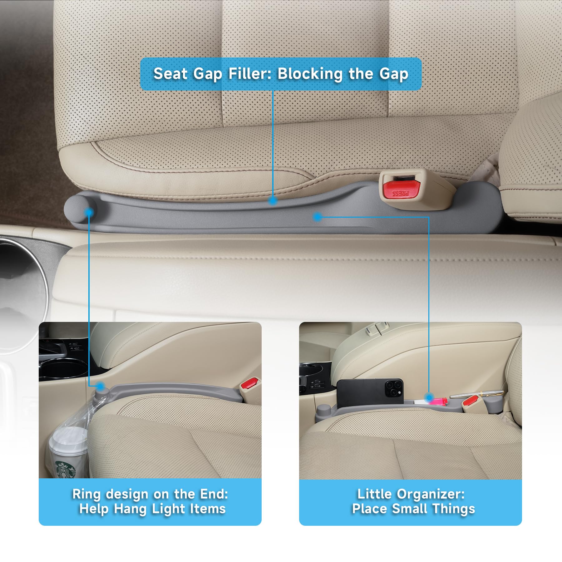 Givifive gap filler buckle coverage providing complete gap protection
