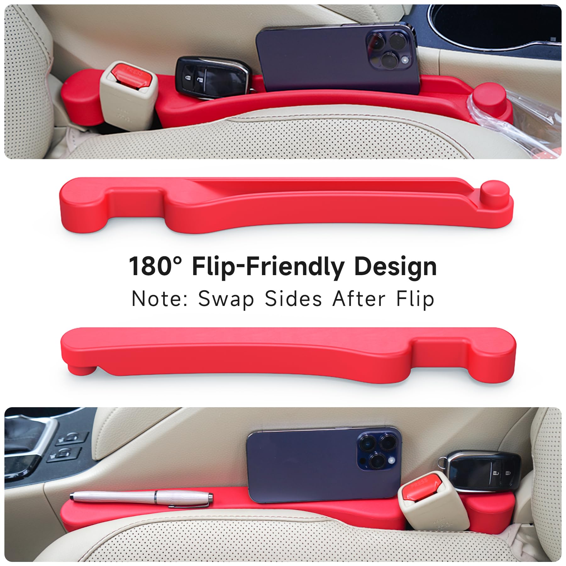 Givifive gap filler on the passenger side provides back seat coverage.