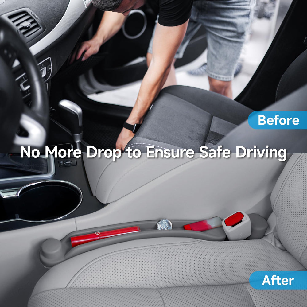Givifive Gap Filler, passenger side, keeps keys and phones within easy reach.