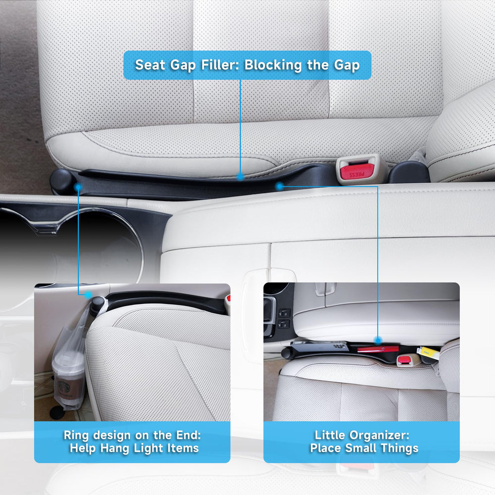 Givifive gap filler with storage slot keeps essentials close at hand