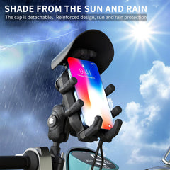 GIYOKAJU sunshade design reduces glare for clear screen visibility.
