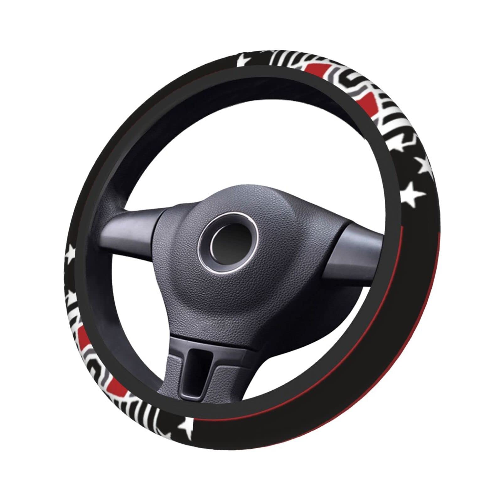 GJdd_diy steering wheel cover is machine washable for easy cleaning