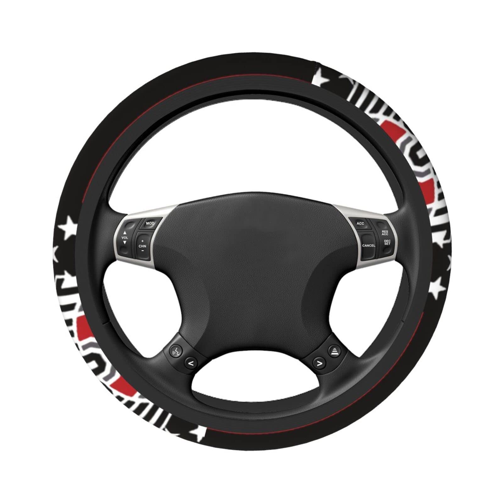 GJdd_diy universal elastic steering wheel cover shows heat-resistant coating for hot days
