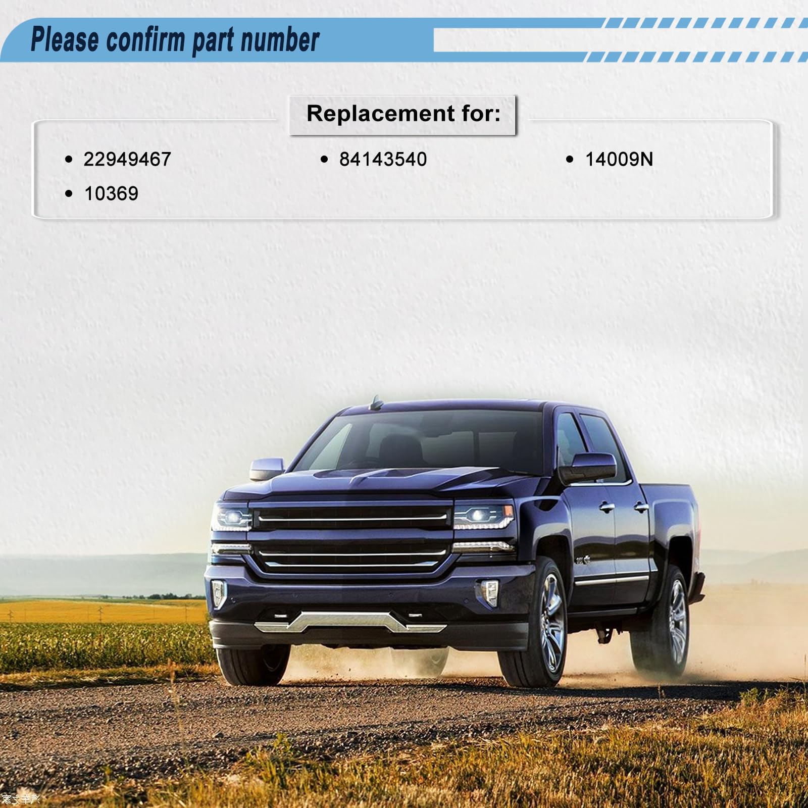 Gjhch alternator label details for quick part verification and compatibility