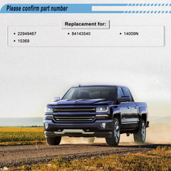 Gjhch alternator label details for quick part verification and compatibility