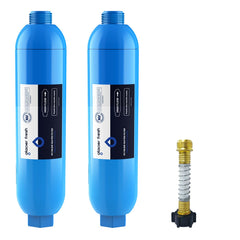 GLACIER FRESH RV water filter housing with durable construction for reliable on-the-go drinking water.