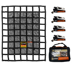 Gladiator Cargo Nets overview shows a heavy-duty net ready to organize a load securely.