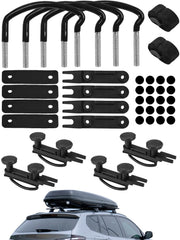 Glazeal roof box U-bolt clamps with inside width 82mm securely fit most racks
