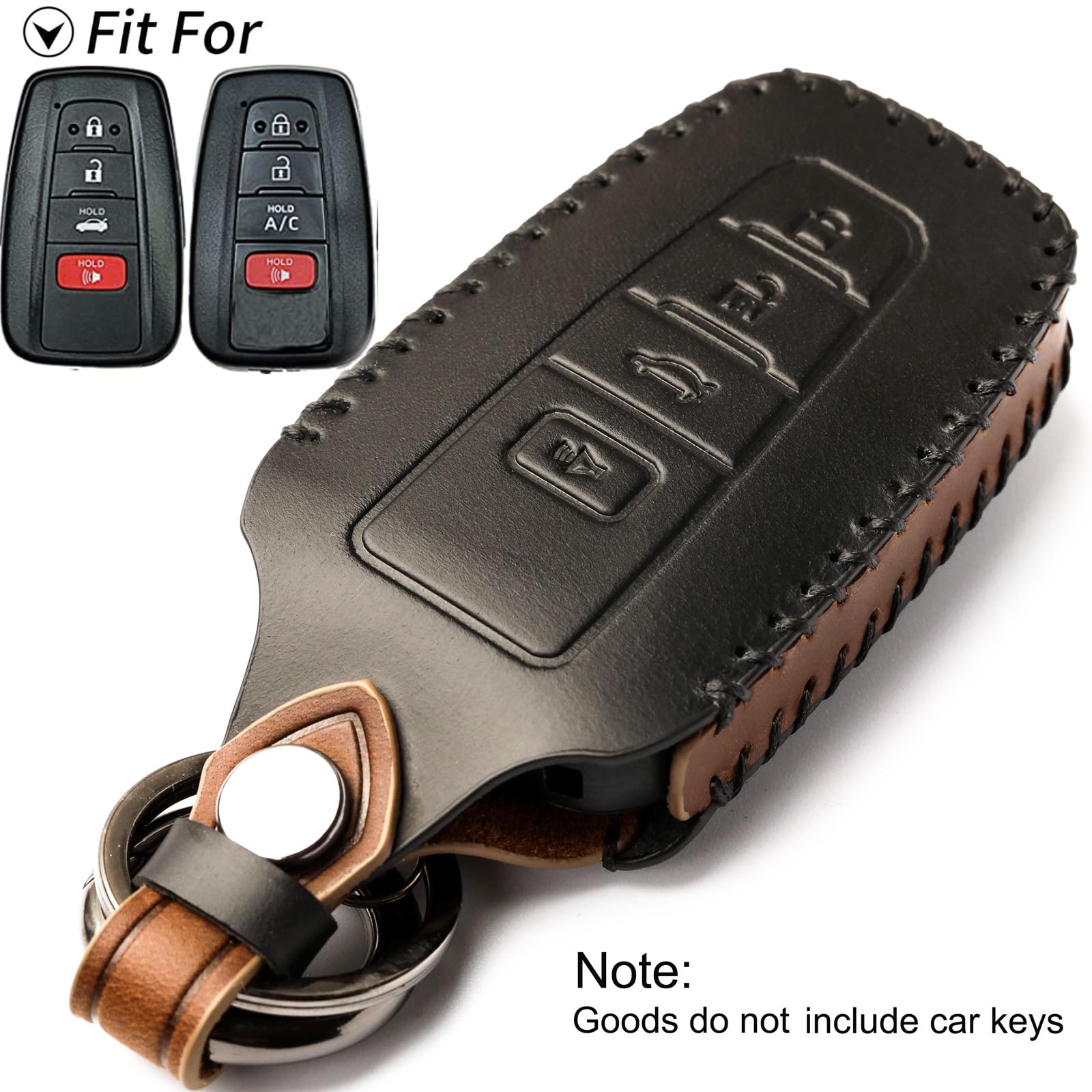 GLECHAZ key fob cover for RAV4; preserves buttons and resists wear.