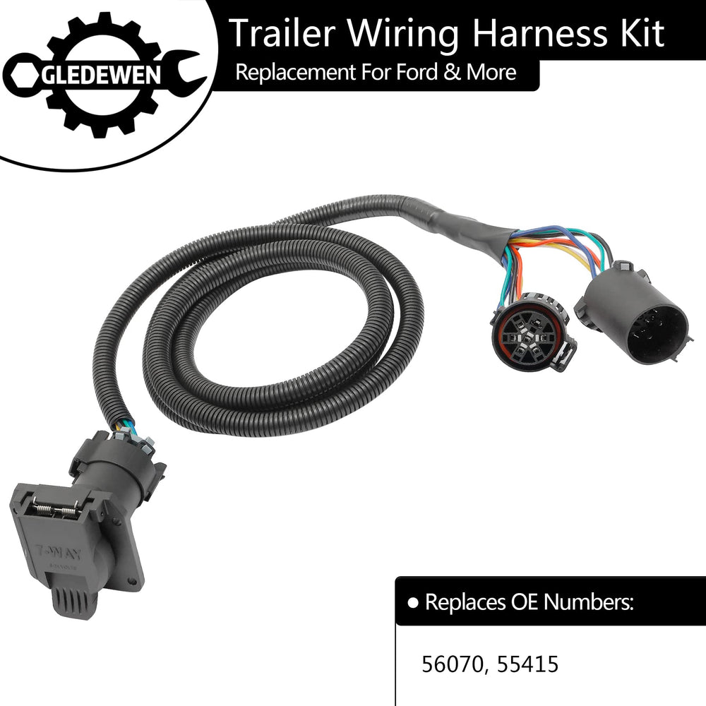 Gledewen 7-pin connectors and harness delivering reliable trailer power