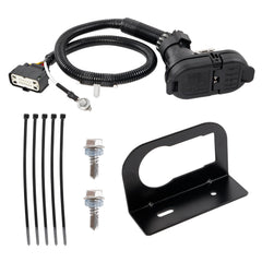 Gledewen trailer tow harness connector installed on Ford F-150 for reliable power connection