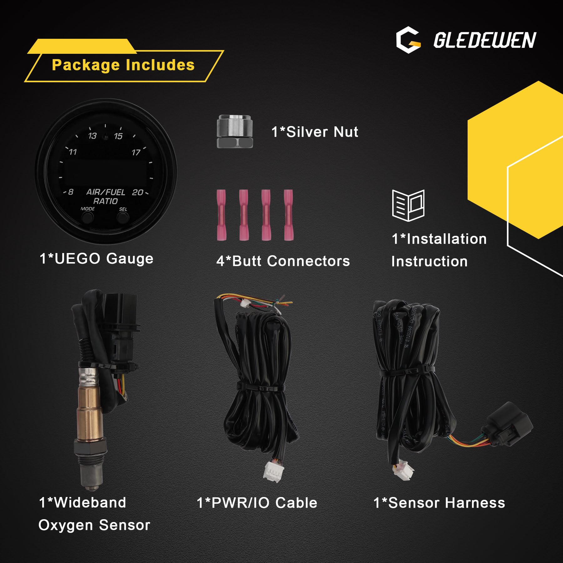 Gledewen dash setup visualization supports easy mode switching