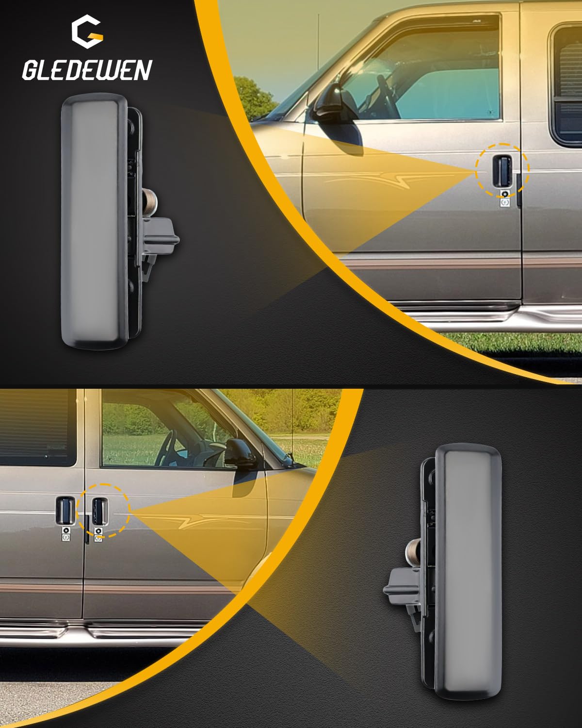 Gledewen all-metal construction ensures lasting daily use.