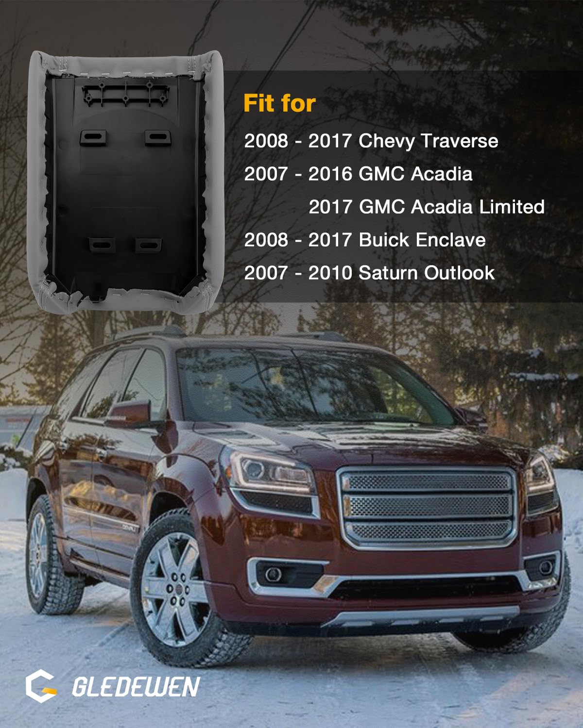Gledewen Saturn Outlook lid grey helps restore original look and comfort
