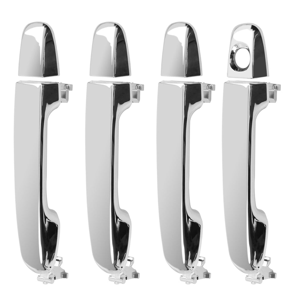 Gledewen chrome exterior door handle front-right for Camry, premium look.