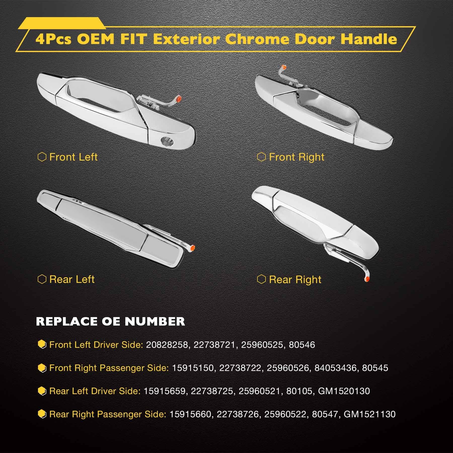 Gledewen door handle assembly close-up rear reinforced plastic