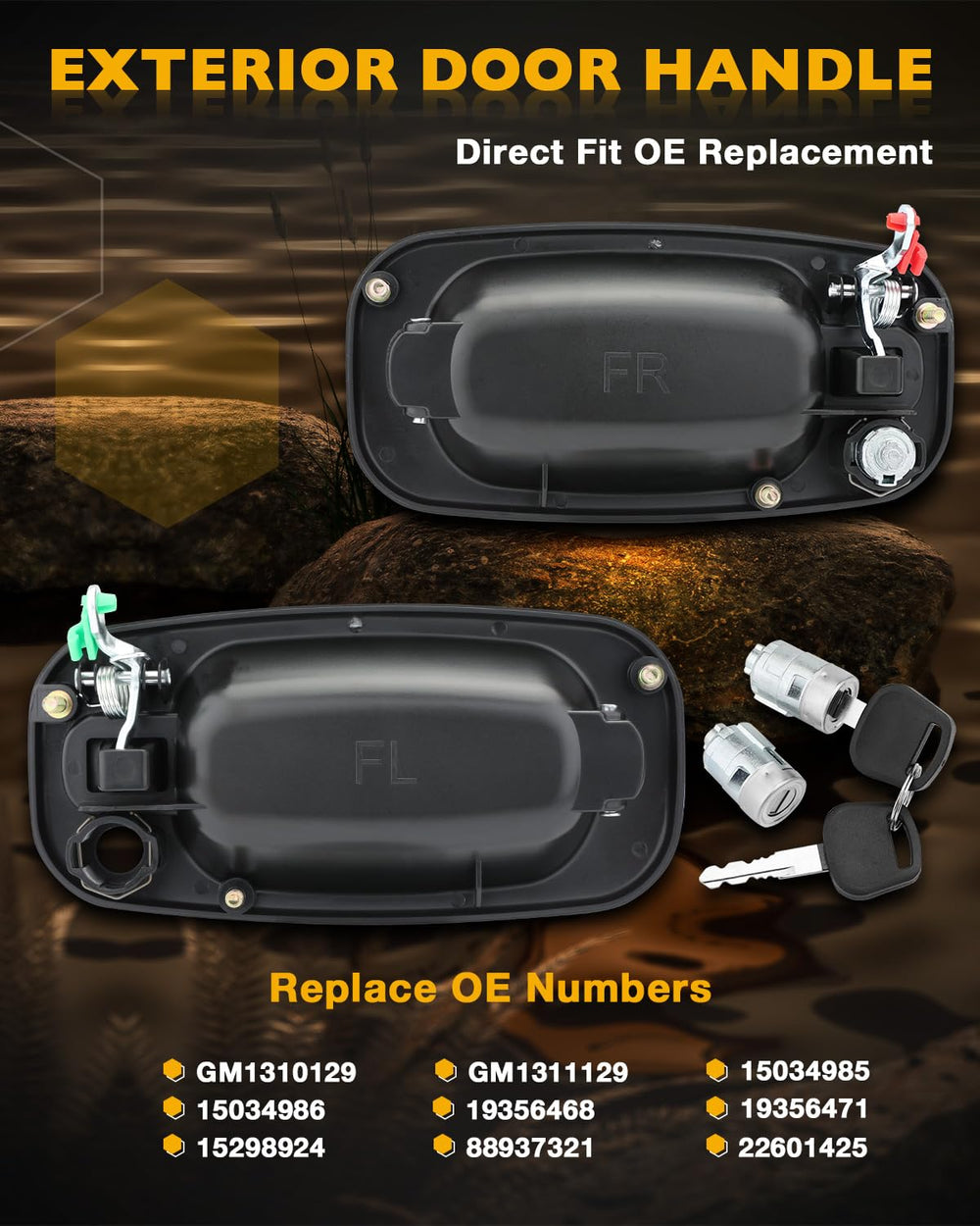 Gledewen door lock cylinders for secure OE-style replacement.